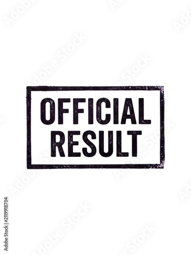Official Result Stamp Graphic.