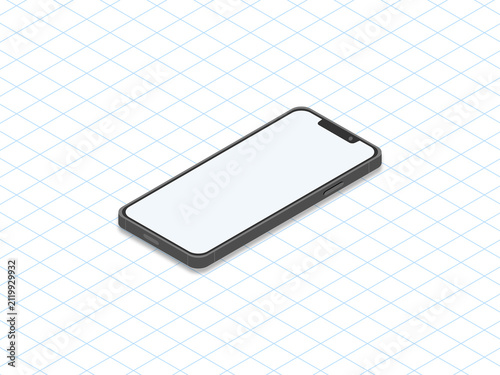 Isometric smartphone	