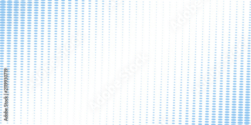 Canvastavla Blue dotted wave line pattern