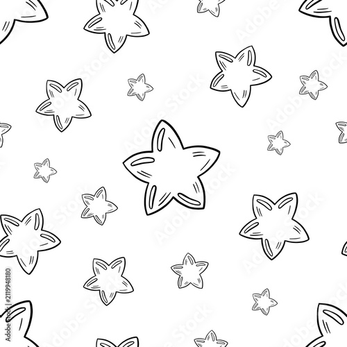 Hand drawn minimalist birthday party icon set, cake present and balloon in ink doodle sketch style, isolated on white background. Engraving illustration invitations, menus, package and parties.