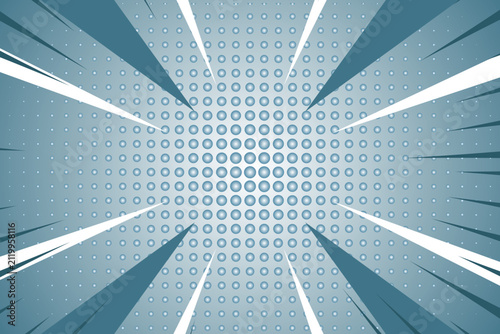 Comic Burst Radial Dot Pattern with Shards