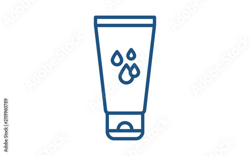 Moisturizing Cream Squeeze Tube Icon Vector