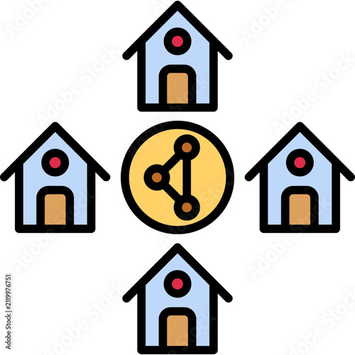 Shared Housing Icon