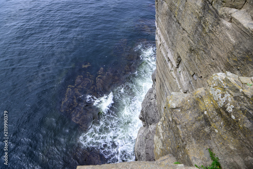 The rocky shore of the Sea of Japan