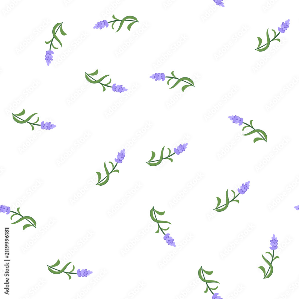 Fototapeta premium pattern herb lavender cartoon. fragrance relaxation, soothing flower, perfume skincare herb lavender sign. seamless symbol vector illustration