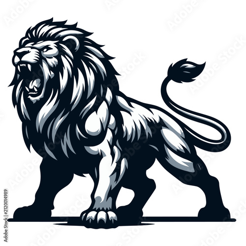 Lion vector and illustration.