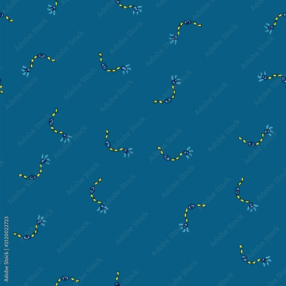 Fototapeta premium seamless pattern diagram neurons cartoon. myelin axon, neurology body, tissue drawing diagram neurons sign vector