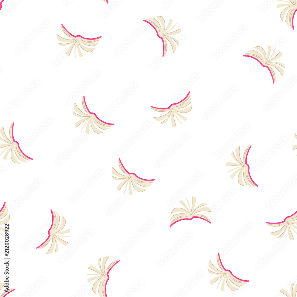Obraz premium pattern empty book open cartoon. object education, realistic up, literature document empty book open sign. seamless symbol vector illustration