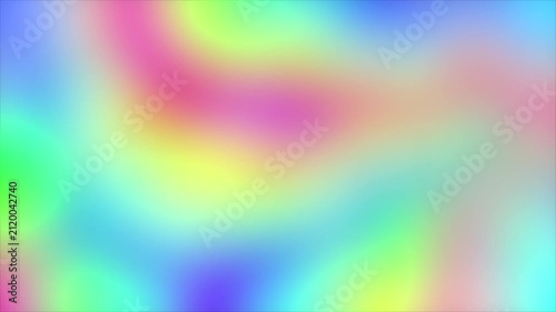 Vibrant liquid light transitions and fluid gradients morphing slowly in soft focus with cinematic motion