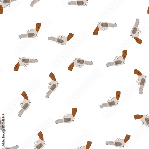 Fotografie pattern handgun wild west pistol cartoon