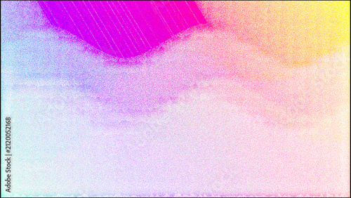 Colorful heat map data visualization with bright colors