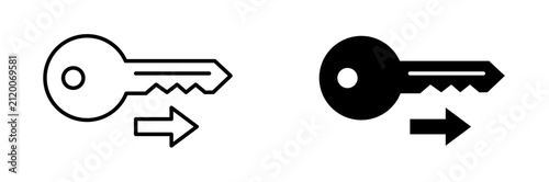 Change Password Icon. Security Access Editable Line And Solid Icon