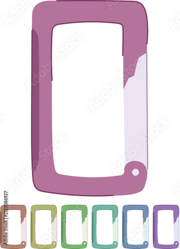Photography security carabiner clip cartoon