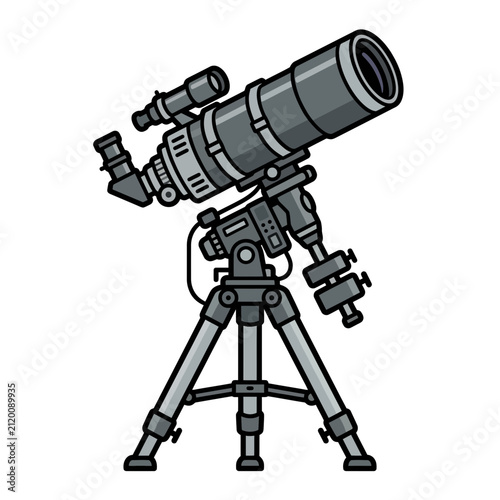 Showcasing Space Telescope Tripod Elegant Premium Digital Asset