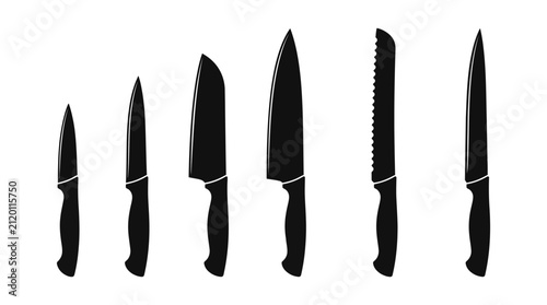ModernKnivesFlatDesignTeamworkPresentationConcept.
