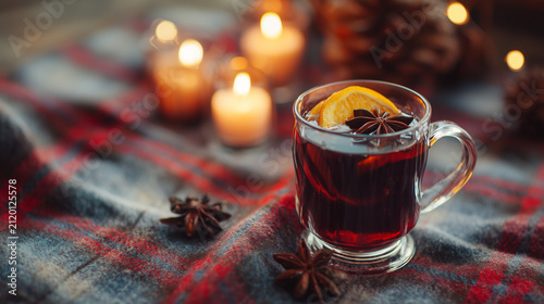 mulled wine with spices