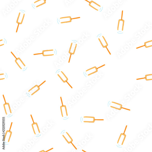 Bild auf Leinwand pattern therapy tuning fork cartoon