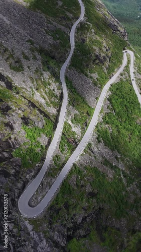 winding road in the mountains