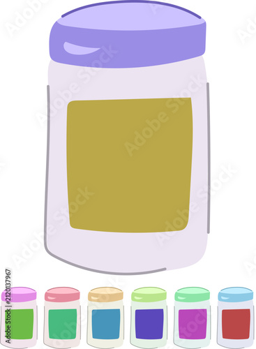Foto penicillin antibiotic pills cartoon