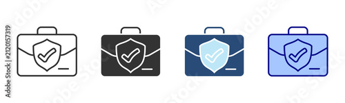 Business Icon Set. Designed In Multi Style