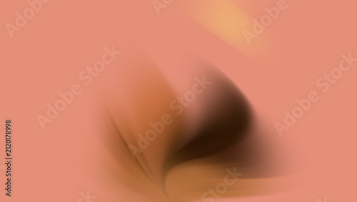 Abstract soft blurred background in shades of coral, peach, and dark brown