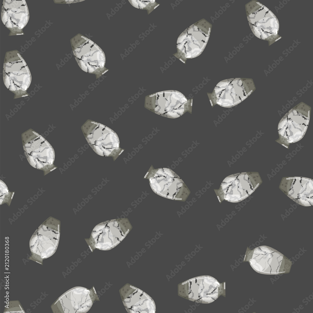 Fototapeta premium seamless pattern vintage marble vase cartoon. vintage marble vase sign vector