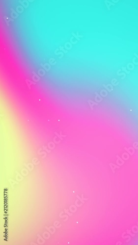 Neon Cyan and Pink Gradient Background with Glowing Sparkle Dots