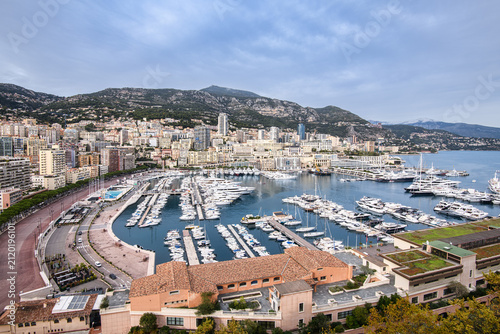 Fotografie View of Monaco, Monte Carlo