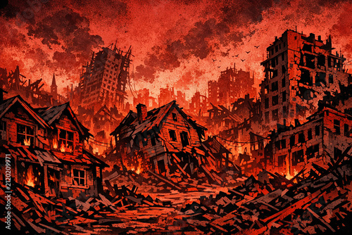 Apocalyptic War-Torn City