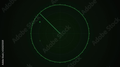 Radar Overlay Radar Screen HUD Overlay Military Radar Scanner Sweep Target Tracking Target Detection Surveillance System Military Interface Tactical Display Scanning. 4k video