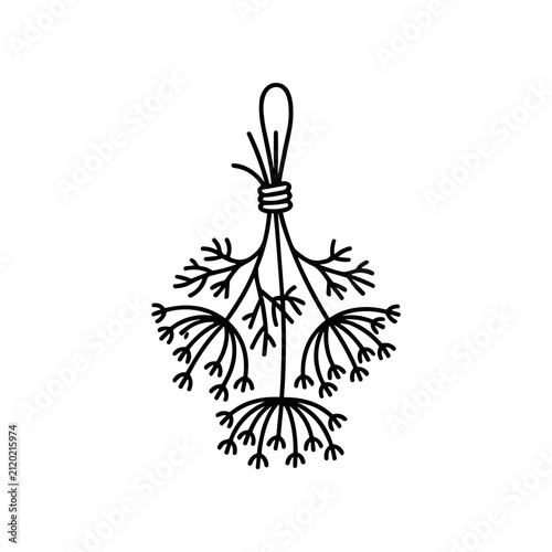 Cuadro en lienzo Detailed drawing of bronchial tree.