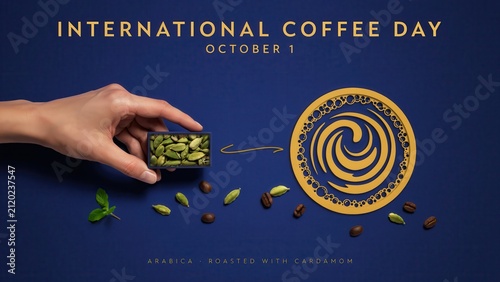 A Celebration of Coffee Beans and Global Traditions