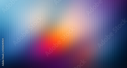 Fotografie Abstract background featuring a smooth blend of vibrant blue purple and warm ora