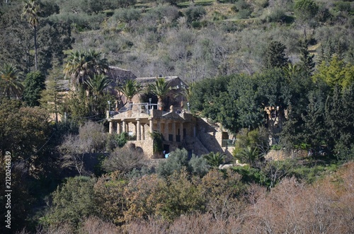 structure located on the hills surrounding the archaeological site of the Villa Romana del Casale in Piazza Armerina