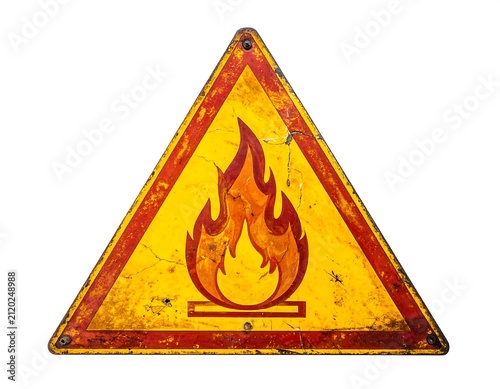 Fire Warning Sign.