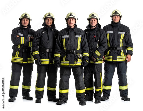 Firefighters Team Portrait.