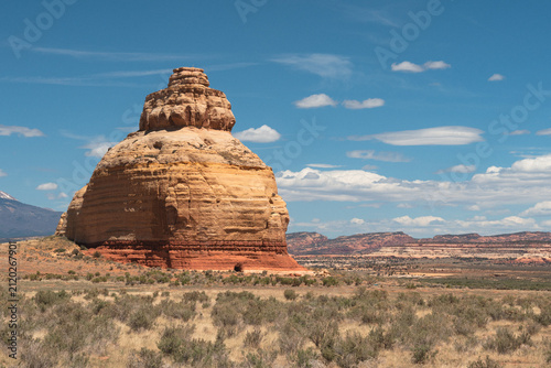 The Church Rock formation near Monticello, Utah