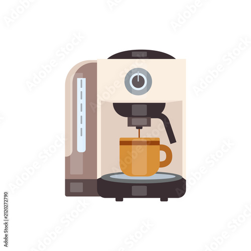Bild auf Leinwand Espresso Machine With Portafilter