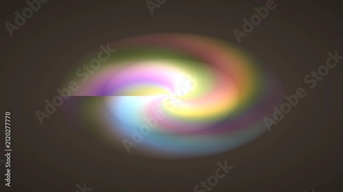 Chromatic Vortex Spiral - Abstract Colorful Swirling Motion Background Animation