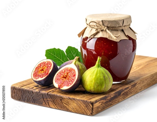 Fig jam and fresh figs.