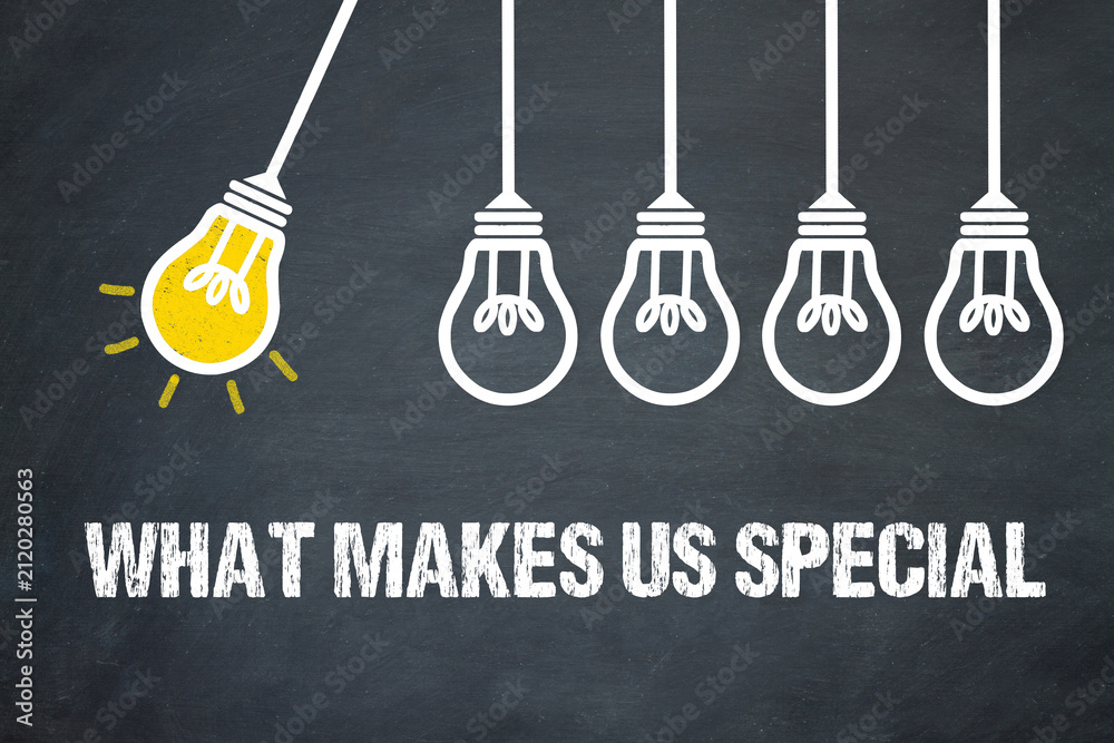 Fototapeta premium What makes us special