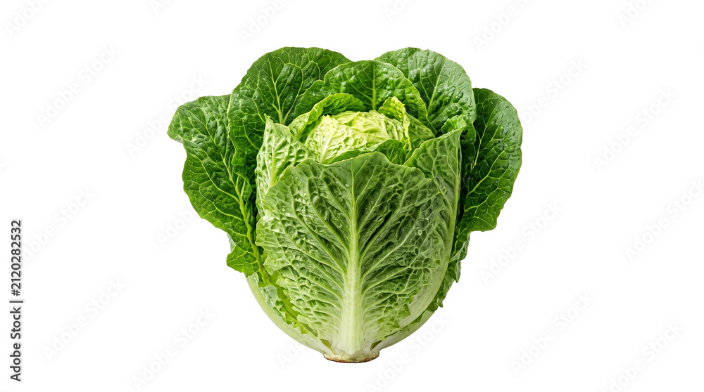 Obraz premium Fresh Lettuce Heads on a Black Background