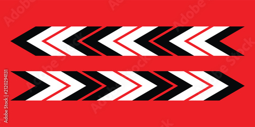 Foto Red and black chevron pattern, Chevron pattern background