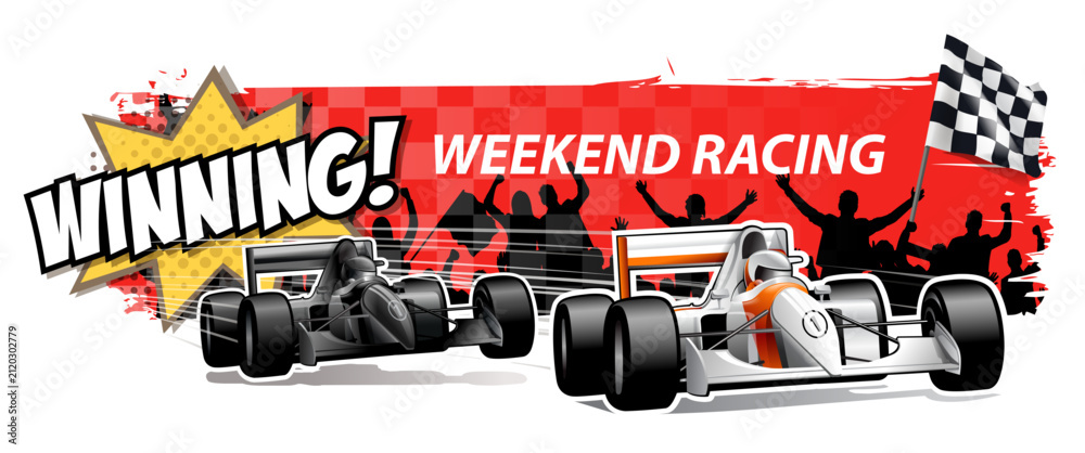 Obraz premium race time.ai