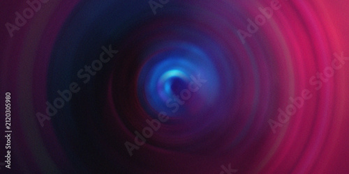 Принти на полотні Abstract concentric circles creating a mesmerizing tunnel effect with vibrant blue core