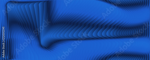 Desain Garis Latar Belakang Abstrak Gradien Biru. Gradien kabur dengan efek tekstur grain noise, seni yang elegan dan futuristik