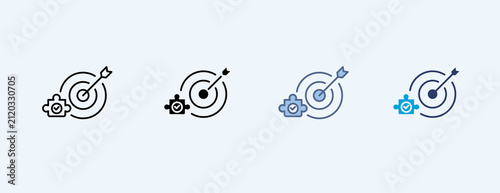 Solution Multiple Icon Illustration Vector