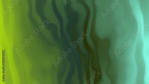 Abstract Green and Teal Wavy Liquid Background with Smooth Gradient Waves for Modern Digital Design, Web Banner, and Creative Presentation Wallpaper
