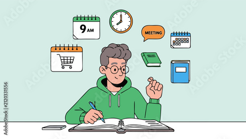 Konstfotografi Planning Daily Schedule for Productive Learning and Task Management