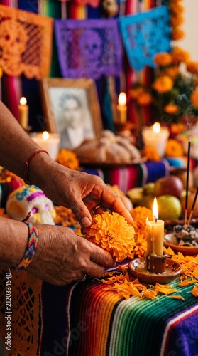 dia de los muertos ofrenda day of the dead alter